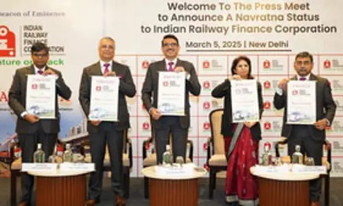 भारतीय रेलवे वित्त निगम को मिला नवरत्न का दर्जा भारतीय रेलवे वित्त निगम को मिला नवरत्न का दर्जा