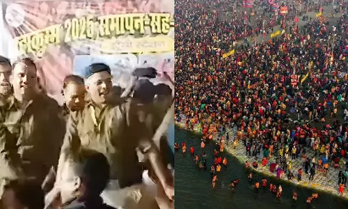 आरपीएफ कर्मियों ने महाकुंभ समापन का जश्न मनाते हुए किया ज़ोरदार डांस, देखें VIDEO