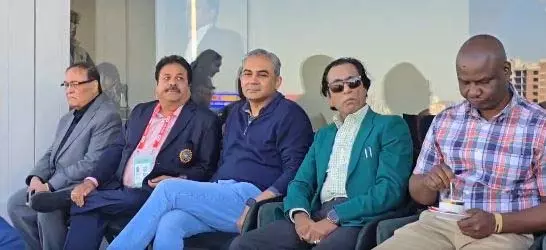 चैंपियंस ट्रॉफी: राजीव शुक्ला ने पीसीबी अध्यक्ष नकवी के साथ लाहौर में सेमीफाइनल देखा चैंपियंस ट्रॉफी: राजीव शुक्ला ने पीसीबी अध्यक्ष नकवी के साथ लाहौर में सेमीफाइनल देखा
