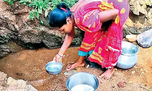 Odisha: पानी की किल्लत शुरू होने से ग्रामीणों पानी के लिए भटकना पड़ रहा