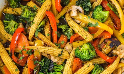 पैन फ्राइड सब्जियां रेसिपी