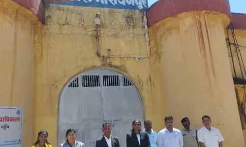 उपजेल नारायणपुर का मजिस्ट्रेट ने किया दौरा