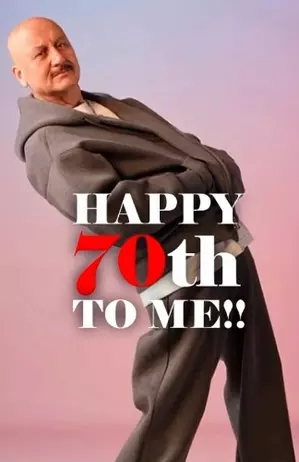 70वें जन्मदिन पर बोले अनुपम खेर- एज इज जस्ट ए नंबर का उदाहरण हूं मैं 70वें जन्मदिन पर बोले अनुपम खेर- एज इज जस्ट ए नंबर का उदाहरण हूं मैं