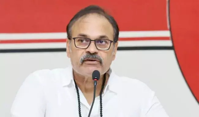 Andhra: कोनिडेला नागाबाबू ने एमएलए कोटा एमएलसी उम्मीदवार के रूप में नामांकन किया Andhra: कोनिडेला नागाबाबू ने एमएलए कोटा एमएलसी उम्मीदवार के रूप में नामांकन किया