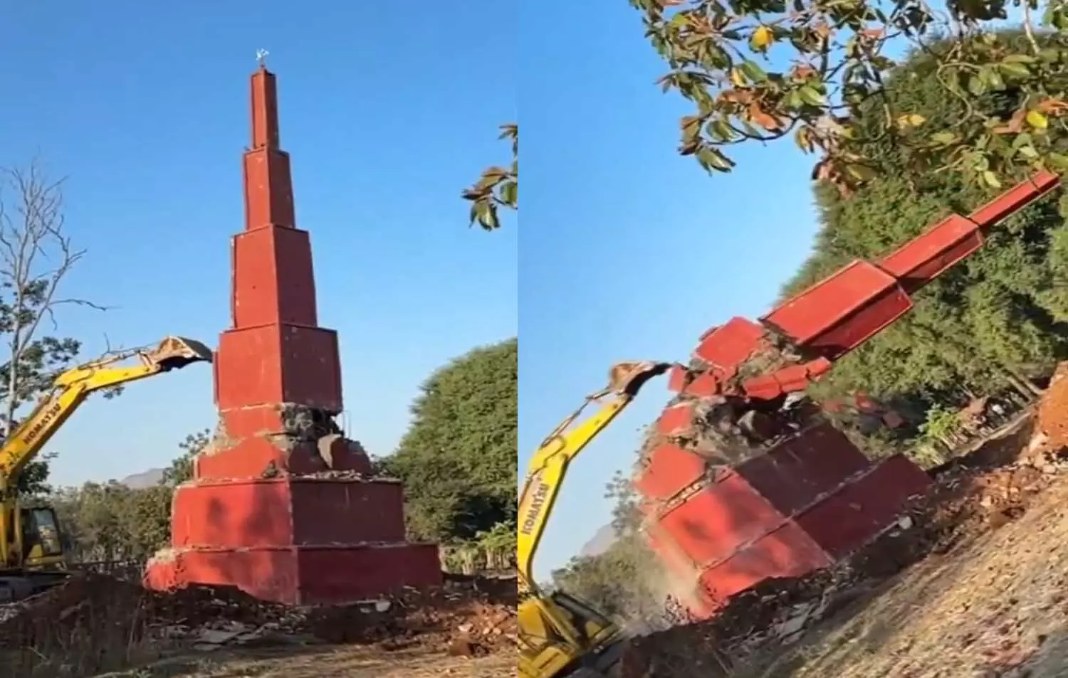 CG BREAKING: सुरक्षाबलों ने नक्सलियों के बनाए स्मारकों को किया ध्वस्त CG BREAKING: सुरक्षाबलों ने नक्सलियों के बनाए स्मारकों को किया ध्वस्त