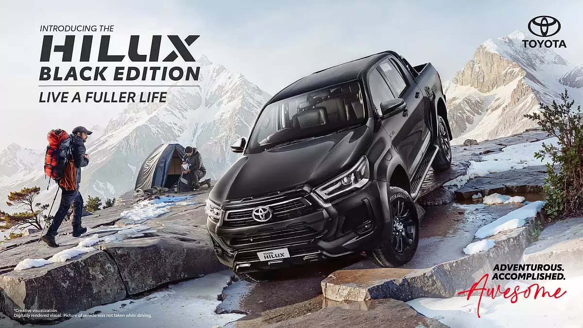 Toyota ने भारत में हिलक्स ब्लैक एडिशन पेश किया Toyota ने भारत में हिलक्स ब्लैक एडिशन पेश किया
