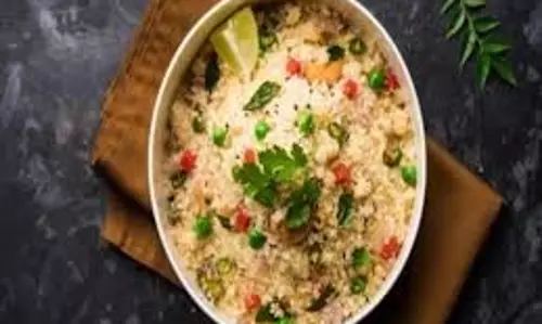 Matar Upma: अगर आप स्वास्थ्य के प्रति जागरूक हैं तो अपने दिन की शुरुआत इस पौष्टिक व्यंजन से करें Matar Upma: अगर आप स्वास्थ्य के प्रति जागरूक हैं तो अपने दिन की शुरुआत इस पौष्टिक व्यंजन से करें