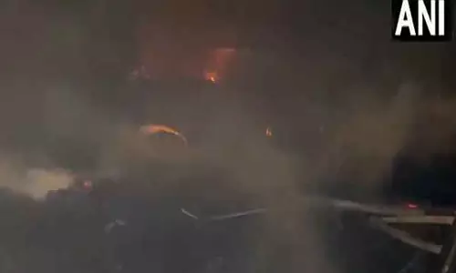 Gandhidham में कामधेनु गौ सेवा ट्रस्ट में लगी आग