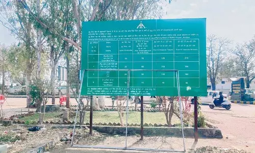 शहर के हवाईअड्डे के पार्किंग स्थलों पर लूटपाट जारी
