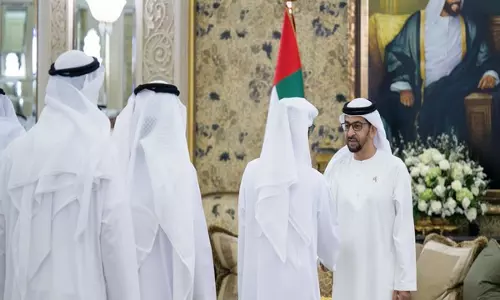 Hamdan bin Zayed ने रमजान के शुभचिंतकों का स्वागत किया