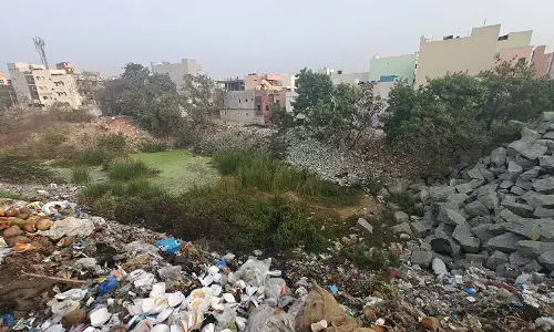 Telangana: कचरा डंपिंग के कारण हसमथपेट झील विलुप्त होने की कगार पर Telangana: कचरा डंपिंग के कारण हसमथपेट झील विलुप्त होने की कगार पर