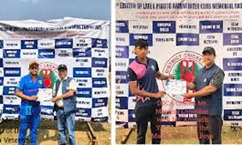 Nagaland : तीसरा लेट आई. फोटो कप: एसा वेटरन्स, एसा बॉयज़ की जीत Nagaland : तीसरा लेट आई. फोटो कप: एसा वेटरन्स, एसा बॉयज़ की जीत