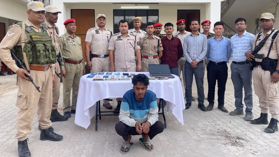 Assam : टीएलसी 2.0 क्रिप्टो घोटाले में मुख्य आरोपी गिरफ्तार Assam : टीएलसी 2.0 क्रिप्टो घोटाले में मुख्य आरोपी गिरफ्तार