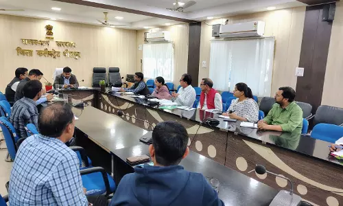 Dholpur: रबी विपणन वर्ष 2025-26 में न्यूनतम समर्थन मूल्य पर गेहूं खरीद को लेकर बैठक Dholpur: रबी विपणन वर्ष 2025-26 में न्यूनतम समर्थन मूल्य पर गेहूं खरीद को लेकर बैठक