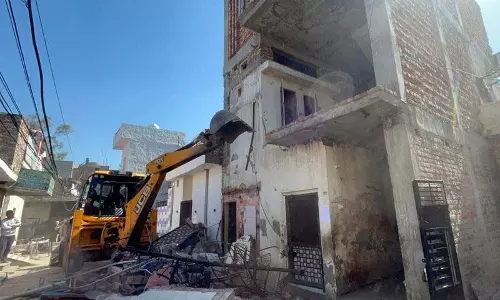 Ludhiana: मीट मार्केट में ड्रग तस्करों की छह अवैध संपत्तियां ध्वस्त