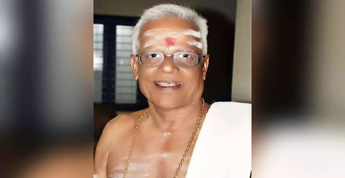 Kerala: त्रिप्रायर श्री राम मंदिर के उच्च पुजारी जिन्होंने मंदिर के रीति-रिवाजों को पुनः परिभाषित किया Kerala: त्रिप्रायर श्री राम मंदिर के उच्च पुजारी जिन्होंने मंदिर के रीति-रिवाजों को पुनः परिभाषित किया