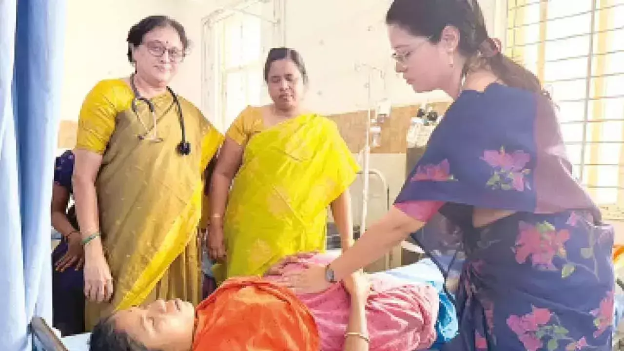 Telangana : प्रसवपूर्व देखभाल में सर्वश्रेष्ठ - जिला सामान्य अस्पताल ने टीजी में शीर्ष स्थान प्राप्त किया Telangana : प्रसवपूर्व देखभाल में सर्वश्रेष्ठ - जिला सामान्य अस्पताल ने टीजी में शीर्ष स्थान प्राप्त किया
