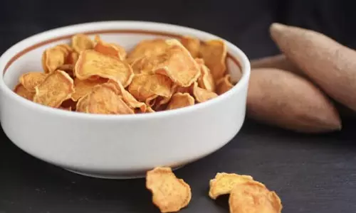 मीठे आलू के चिप्स रेसिपी मीठे आलू के चिप्स रेसिपी