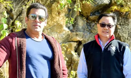 सलमान खान की फिटनेस के लिए केंद्रीय मंत्री किरण रिजिजू ने की तारीफ