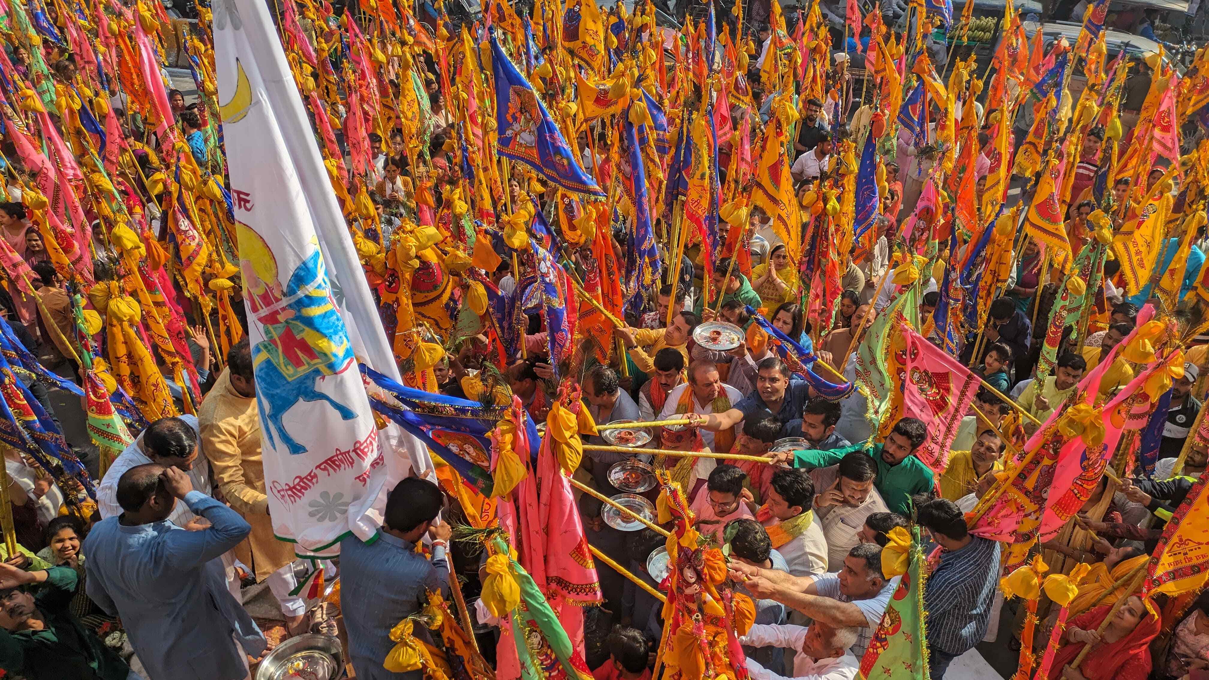 Muzaffarnagar: श्याम बाबा की भव्य निशान यात्रा धूमधाम से निकलेगी