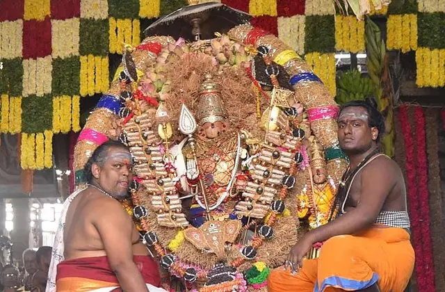 Tiruchendur: शनमुगर वेट्टी वीरच सप्पारम में दिखाई दिए Tiruchendur: शनमुगर वेट्टी वीरच सप्पारम में दिखाई दिए
