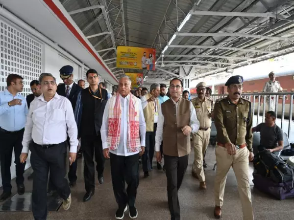 रेल राज्य मंत्री वी सोमन्ना ने 3 दिवसीय असम यात्रा संपन्न की रेल राज्य मंत्री वी सोमन्ना ने 3 दिवसीय असम यात्रा संपन्न की