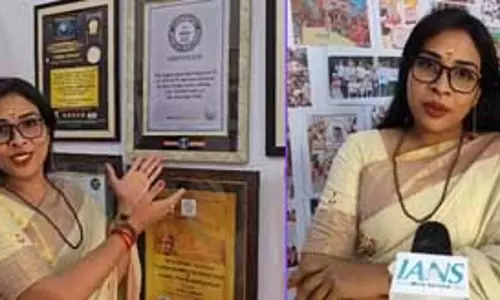 पेंटिंग के लिए गिनीज बुक ऑफ वर्ल्ड रिकॉर्ड्स में है बीएचयू की छात्रा का नाम, सनातन से जुड़ी आठ किताबें भी लिख चुकी हैं