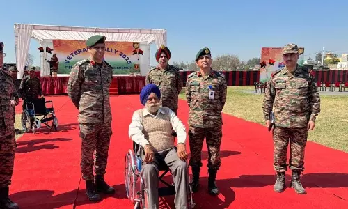 सेना ने तिबरी स्टेशन पर दिग्गजों की रैली आयोजित की सेना ने तिबरी स्टेशन पर दिग्गजों की रैली आयोजित की
