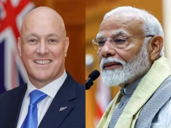 पीएम मोदी के निमंत्रण पर 16 से 20 मार्च तक भारत दौरे पर रहेंगे न्यूजीलैंड के प्रधानमंत्री पीएम मोदी के निमंत्रण पर 16 से 20 मार्च तक भारत दौरे पर रहेंगे न्यूजीलैंड के प्रधानमंत्री