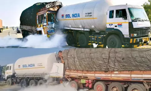 Tamil Nadu : मदुरै के पास टैंकर ट्रक से गैस रिसाव से अफरातफरी Tamil Nadu : मदुरै के पास टैंकर ट्रक से गैस रिसाव से अफरातफरी