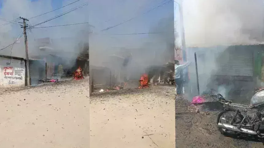 Garhwa: पटाखा दुकान में लगी भीषण आग,चार बच्चे समेत 5 की हुई दर्दनाक मौत