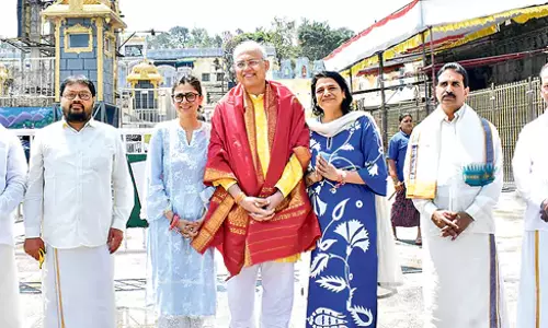 Andhra: सुप्रीम कोर्ट के न्यायाधीश ने श्रीवारी का दौरा किया