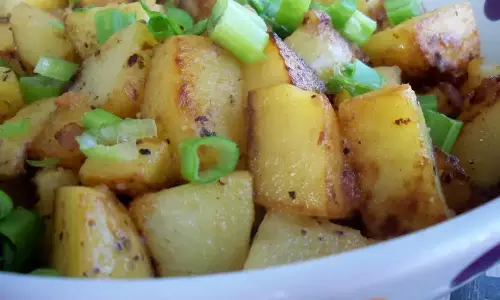 तले हुए पार्सले आलू की रेसिपी