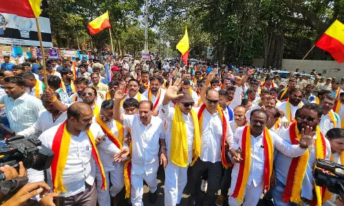 शिवसेना ने एमईएस पर प्रतिबंध लगाने की मांग की: 22 मार्च को कर्नाटक बंद - वतल नागराजा