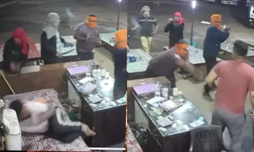 Raipur Breaking: ढाबे में घुसकर संचालक को पीटा, देखें LIVE VIDEO...