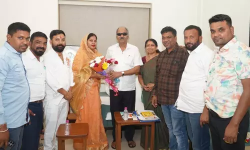 बलौदाबाजार जिला पंचायत के नवनिर्वाचित पदाधिकारियों ने बृजमोहन अग्रवाल से की मुलाकात