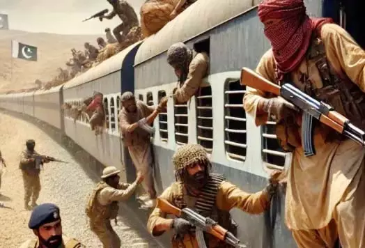 Pakistan : बलूचिस्तान में ट्रेन हाईजैक, 120 यात्री बंधक, पढ़े पूरी खबर Pakistan : बलूचिस्तान में ट्रेन हाईजैक, 120 यात्री बंधक, पढ़े पूरी खबर
