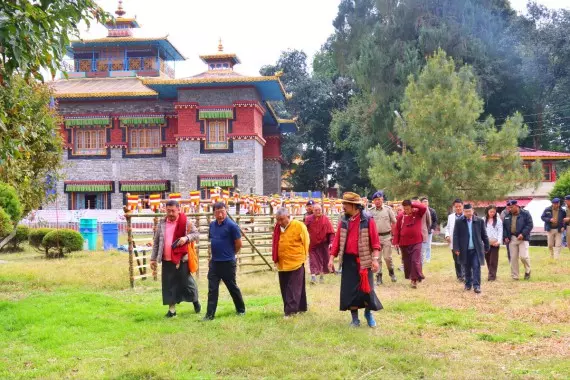 Sikkim : ताशीडिंग वार्षिक भुमचू महोत्सव की तैयारी में जुटा Sikkim : ताशीडिंग वार्षिक भुमचू महोत्सव की तैयारी में जुटा