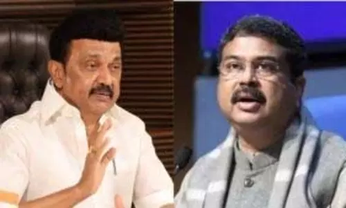 एनईपी विवाद पर एमके स्टालिन बनाम धर्मेंद्र प्रधान