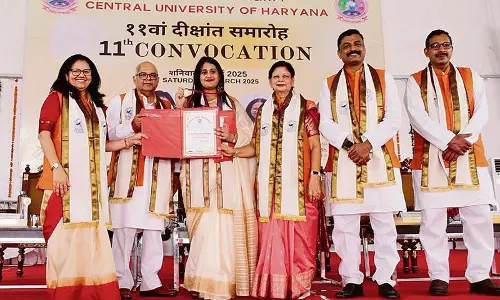 Haryana : कैंपस नोट्स केंद्रीय विश्वविद्यालय में दीक्षांत समारोह