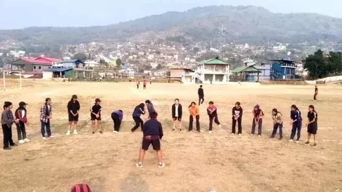 Nagaland : वोखा में क्रिकेट कोचिंग चल रही