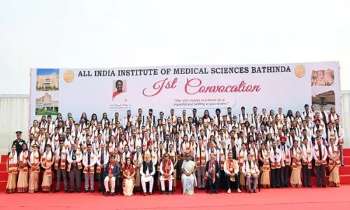 राष्ट्रपति द्रौपदी मुर्मू ने AIIMS, बठिंडा के दीक्षांत समारोह में भाग लिया