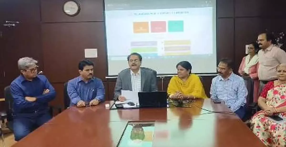 Telangana: टीजीपीएससी के अध्यक्ष बुर्रा वेंकटेशम ने ग्रुप-II के परिणाम जारी किए Telangana: टीजीपीएससी के अध्यक्ष बुर्रा वेंकटेशम ने ग्रुप-II के परिणाम जारी किए