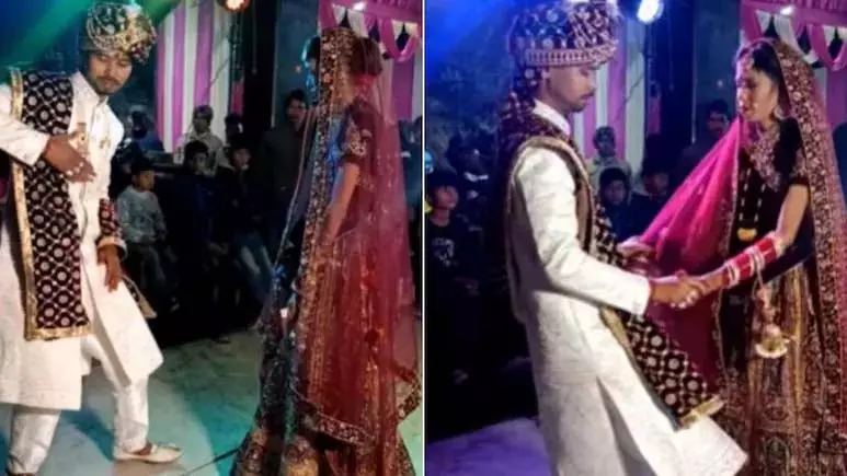 दूल्हे का डांस देख लोगों की छूटी हंसी, देखें वायरल VIDEO दूल्हे का डांस देख लोगों की छूटी हंसी, देखें वायरल VIDEO