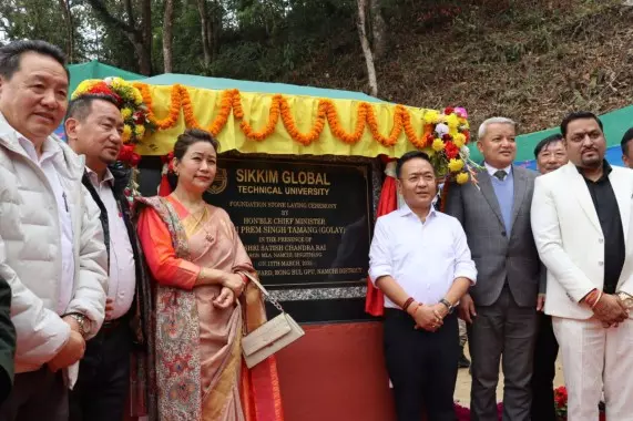 मुख्यमंत्री ने नामची में सिक्किम ग्लोबल टेक्निकल यूनिवर्सिटी की आधारशिला रखी मुख्यमंत्री ने नामची में सिक्किम ग्लोबल टेक्निकल यूनिवर्सिटी की आधारशिला रखी