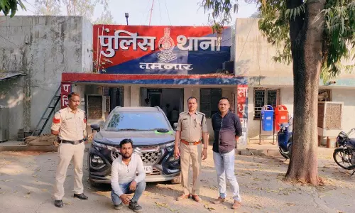 पुलिस ने महज 6 घंटे में चोरी की मारुति कार की बरामद, आरोपी को गिरफ्तार कर भेजा जेल