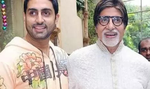 Big B ने अभिषेक बच्चन की बी हैप्पी के बारे में बात की Big B ने अभिषेक बच्चन की बी हैप्पी के बारे में बात की