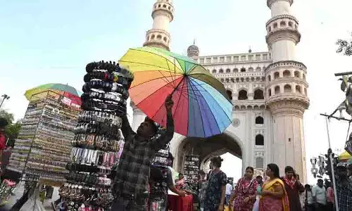 Hyderabad में गर्मी का मौसम, तापमान में उछाल Hyderabad में गर्मी का मौसम, तापमान में उछाल