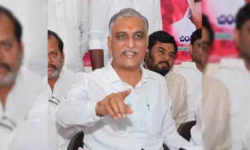 Harish Rao ने 20 प्रतिशत कमीशन मुद्दे पर बहस पर जोर दिया