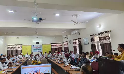 Sri Ganganagar: कृषक वैज्ञानिक संवाद में प्रगतिशील कृषकों को किया सम्मानित Sri Ganganagar: कृषक वैज्ञानिक संवाद में प्रगतिशील कृषकों को किया सम्मानित